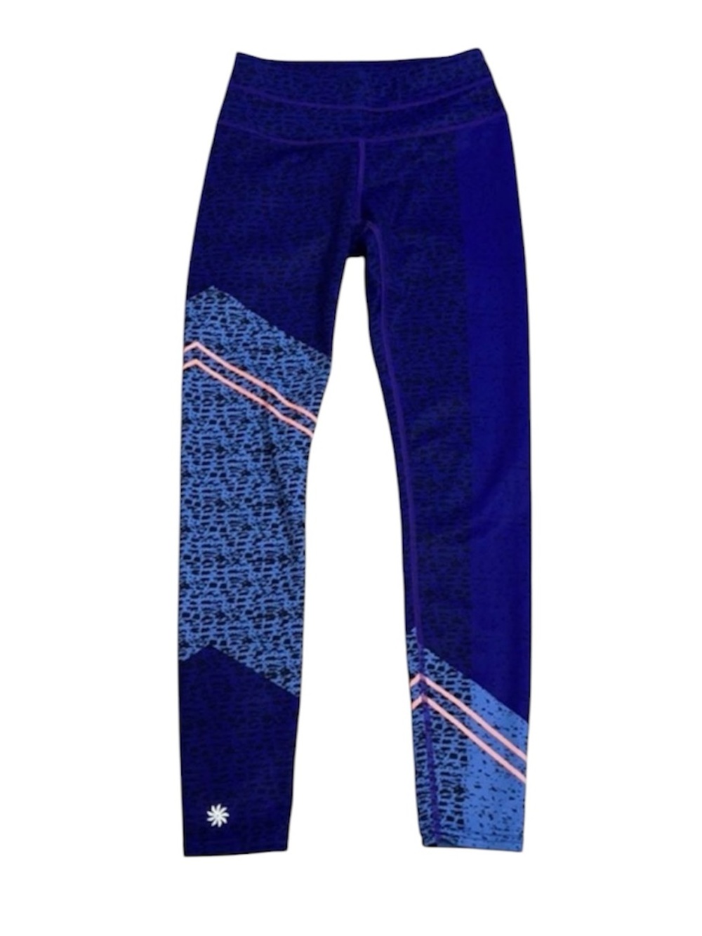 Athleta Asym Camo Sonar 7/8 Tight Leggings XXS
